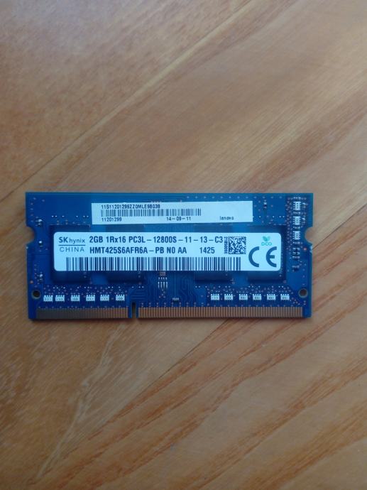 RAM Sodimm DDR3 2 Gb memorija za laptop