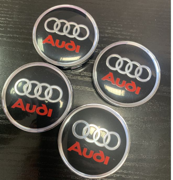 Audi čepovi poklopci za alu felge Audi vanjski promjer  60 mm