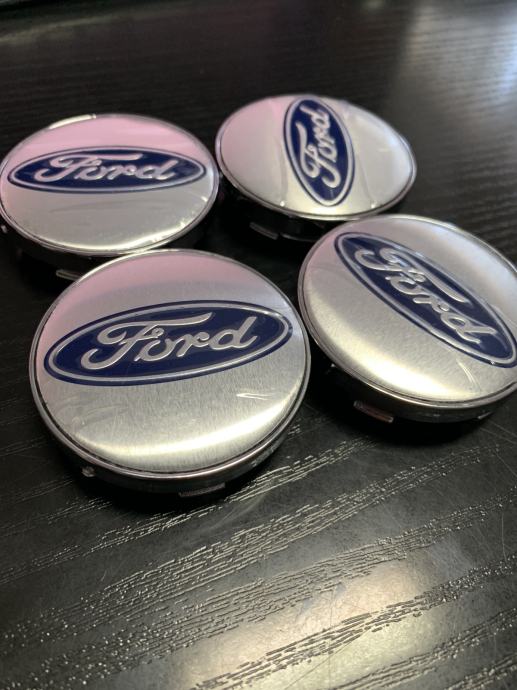 Ford čepovi za alu felge Ford vanjski promjer 60 mm srebreni novo