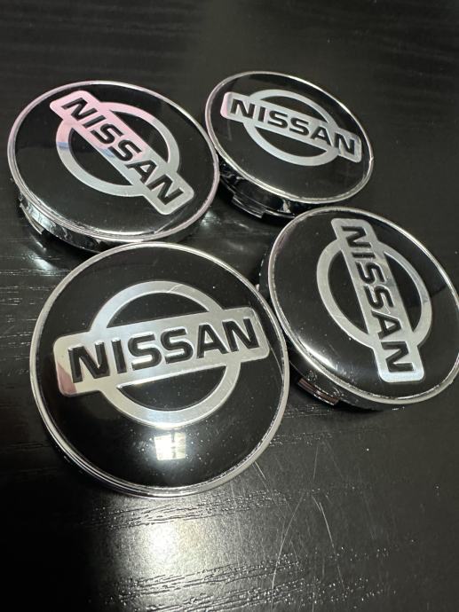 NISSAN ČEPOVI POKLOPCI ZA ALU FELGE NISSAN VANJSKI PROMJER 60mm