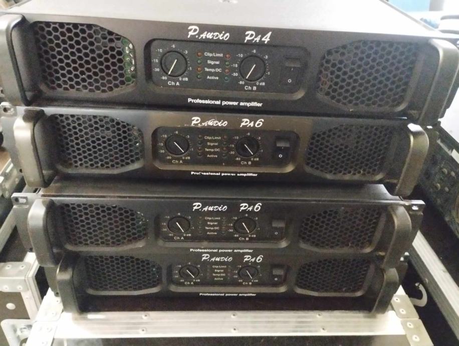 P. audio PA6, 2x600w RMS