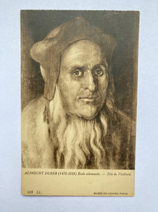 Albrecht Durer - Tete de Vieillard - Musee de Louvre, Paris