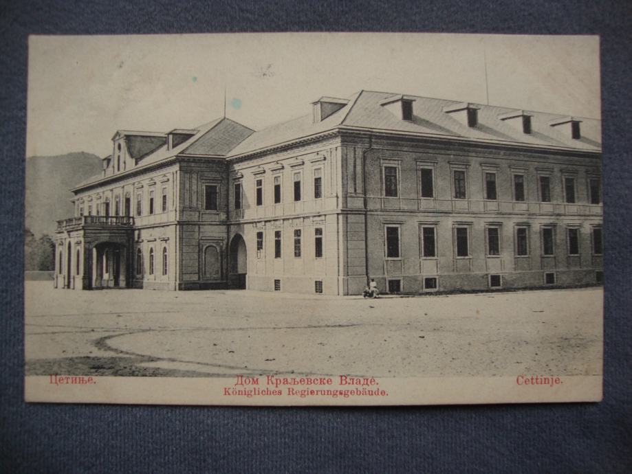 CETINJE postcard CETTINJE - MONTE NEGRO- CRNA GORA - 1913.