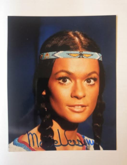 MARIE VERSINI foto sa vlastoručnim autogramom , Winnetou