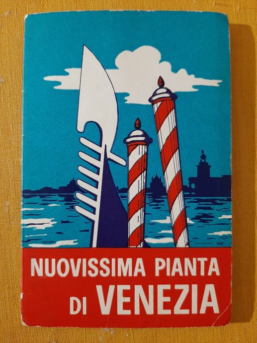 Nuovissima pianta di Venezia - stare razglednice Venecije