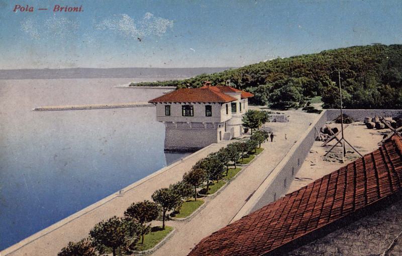 POLA  PULA ISTRA OTOK BRIONI GUIDO COSTALUNGA 1910/11. STARA RAZGLEDNI