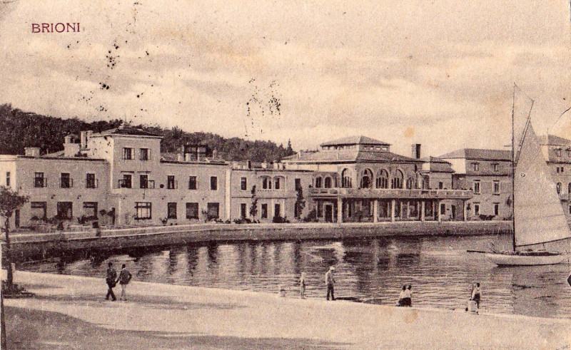 POLA  PULA ISTRA OTOK BRIONI LUKA I LJUDI STARA RAZGLEDNICA 1926