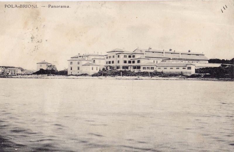 POLA  PULA ISTRA OTOK BRIONI    STARA RAZGLEDNICA 1914