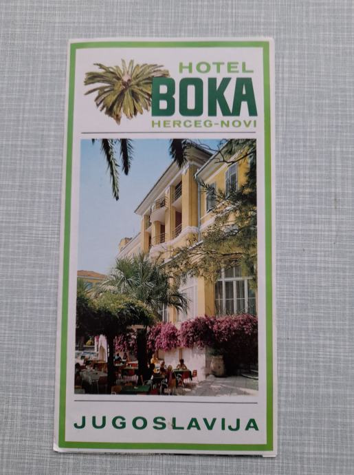 prospekt hotel boka herceg novi 70-tih godina