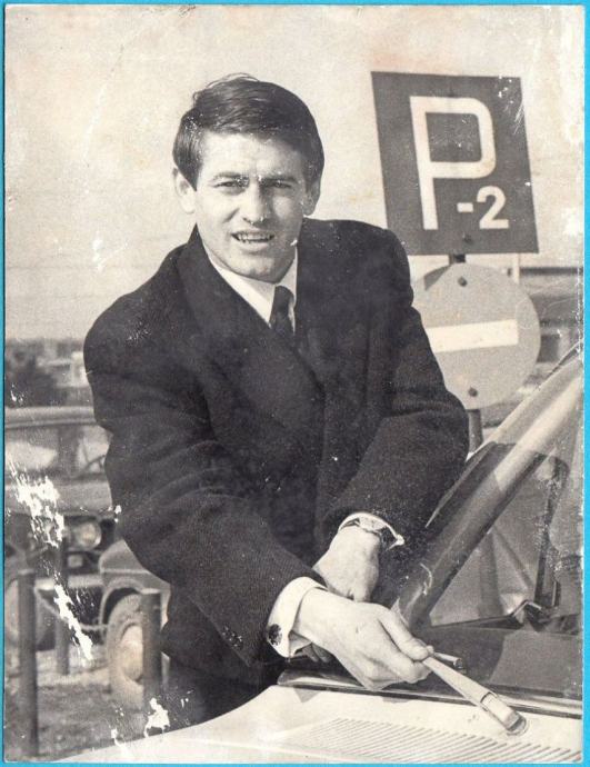 SLAVEN ZAMBATA (Dinamo Zagreb) foto & original autogram iz 1960-tih