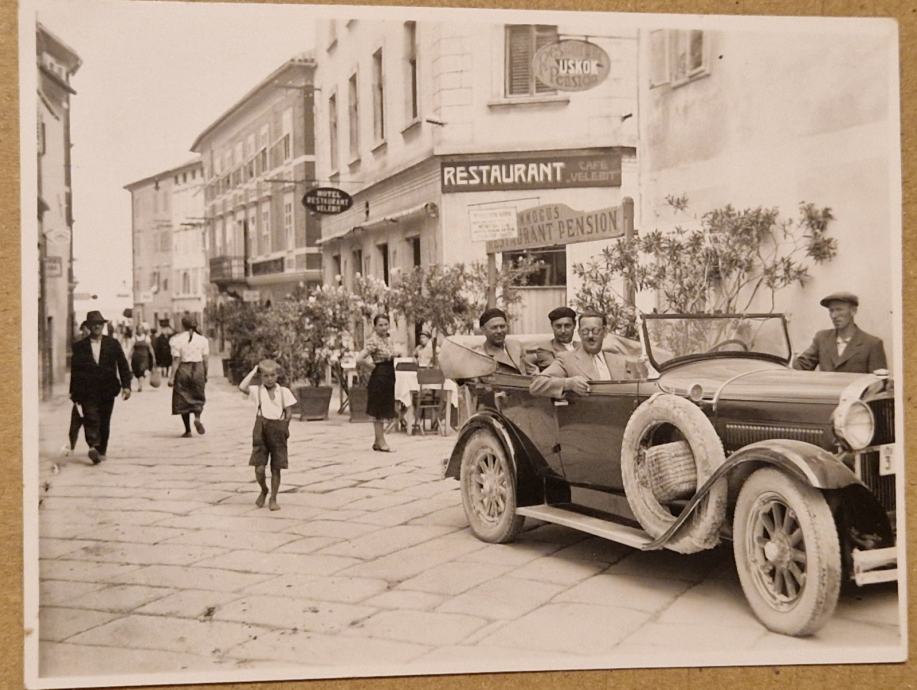 Stara fotografija Hotel Restaurant Velebit Uskok Senj 1939. Oldtimer