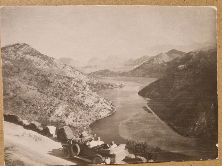 Stara fotografija Oldtimer Skadarsko jezero Crna rijeka Crna gora 1928