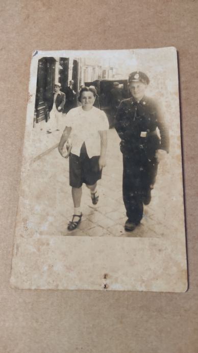 Zagreb - foto - razglednica - 1943 g. - redarstvo