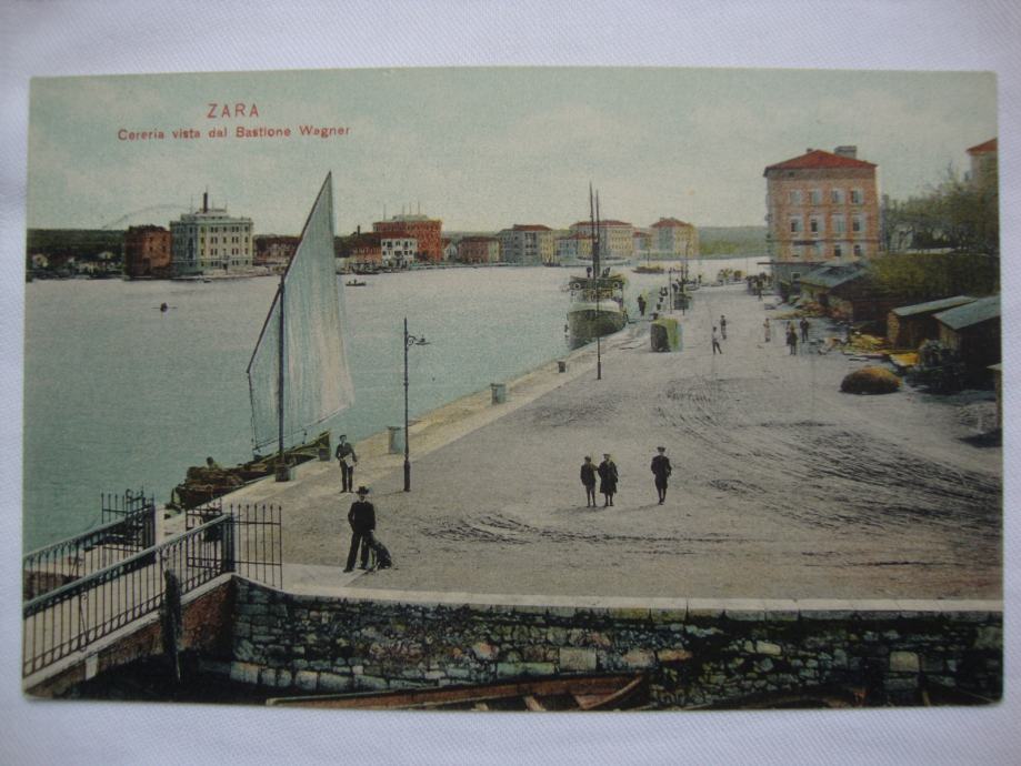 ZARA old postcard,Perti -Emporio Internazionale Zara - Dopisnica Zadar