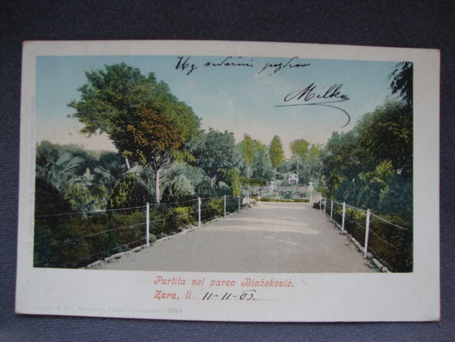 ZARA postcard E. de Schonfeld 1899-1900. - dopisnica ZADAR - putovala