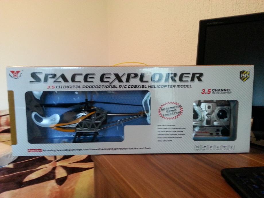 Space explorer 3.5 channel rc best sale helicopter