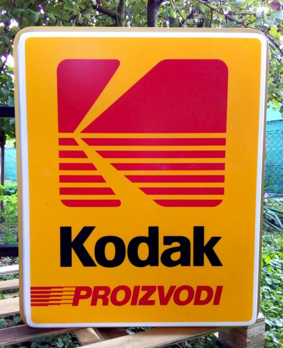 Dvostrana svjetleća reklama Kodak