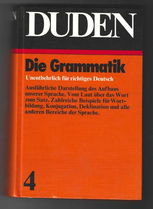 Der Duden in 10 Bänden - Bd. 4 Die Grammatik