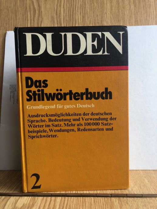 DUDEN Das Stilwörterbuch, Grundlegend für guted Deutsch