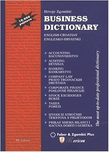 Hrvoje Zgombić: Business Dictionary