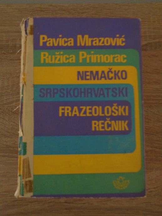 Nemačko Srpskohrvatski frazeološki rečnik 1. izdanje iz 1981