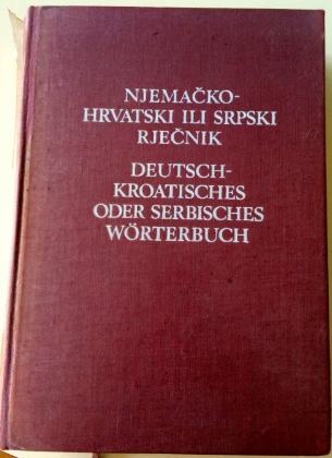 NJEMAČKO HRVATSKI ILI SRPSKI RJEČNIK ANTUN HURM