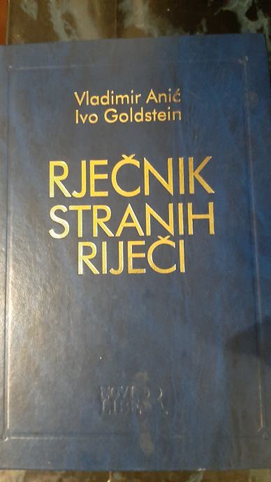 Rječnik stranih riječi Anic-Goldstein