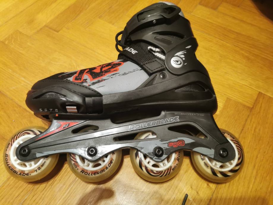 Role dječje-Rollerblade-na razvlačenje-EUR 36,5-40,5, 23-26 cm unutarn