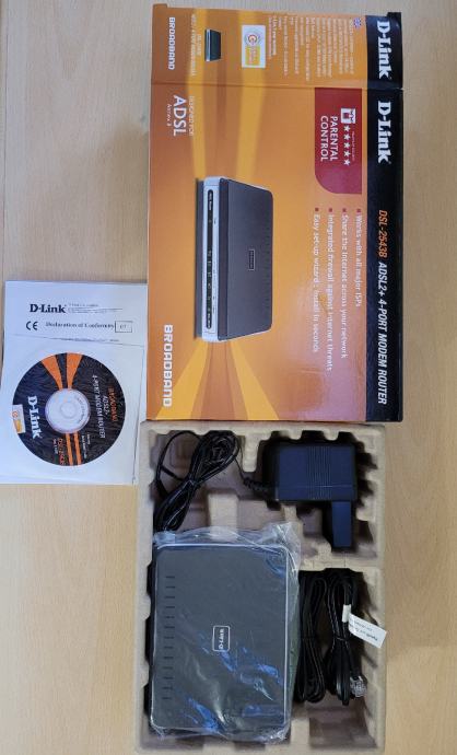 D-Link DSL-2543B ADSL2+ modem router povoljno prodajem