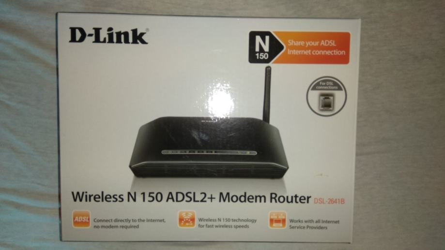 D-Link DSL-2641B Wireless G ADSL2+ Modem/Router/Wifi Access Point