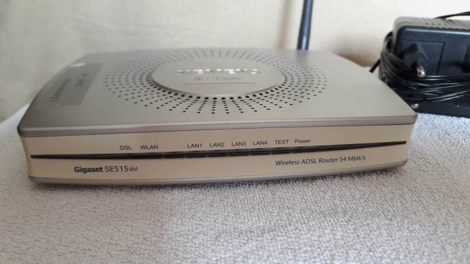 Siemens Gigaset SE515 dsl router modem T-com s adapterom