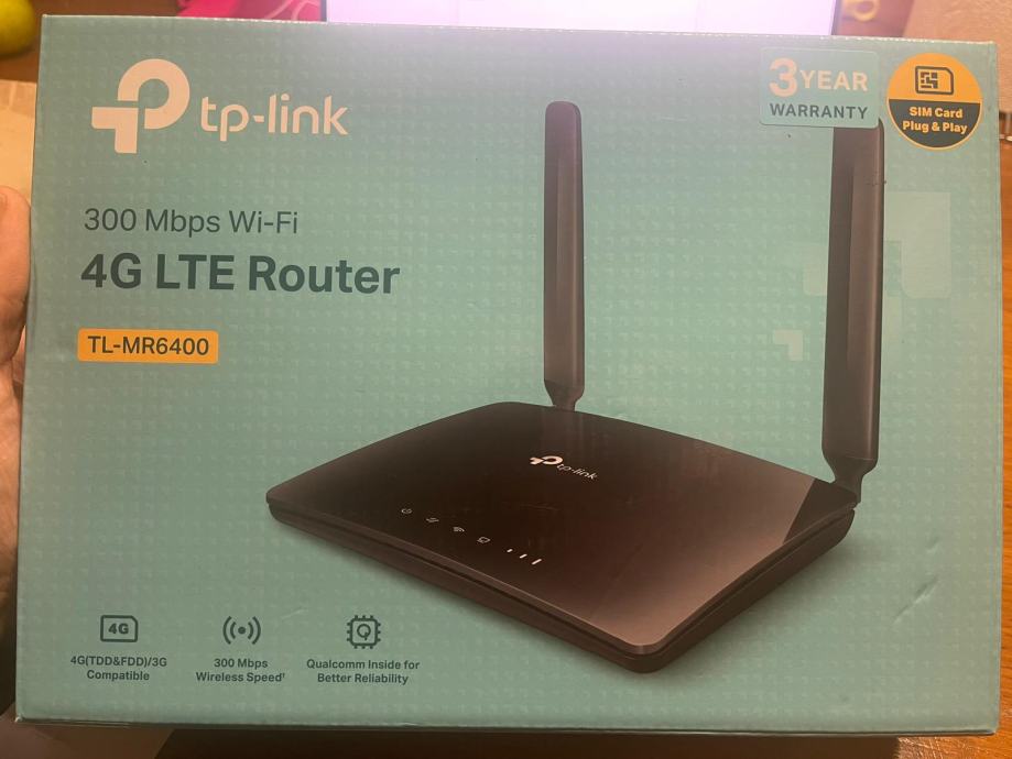 TP-LINK 4G LTE Router (TL-MR6400) (RAČUN)