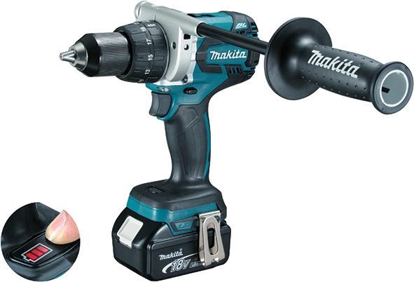 MAKITA AKUMULATORSKA BUŠILICA UDARNA DHP481RFE - 18V/3Ah