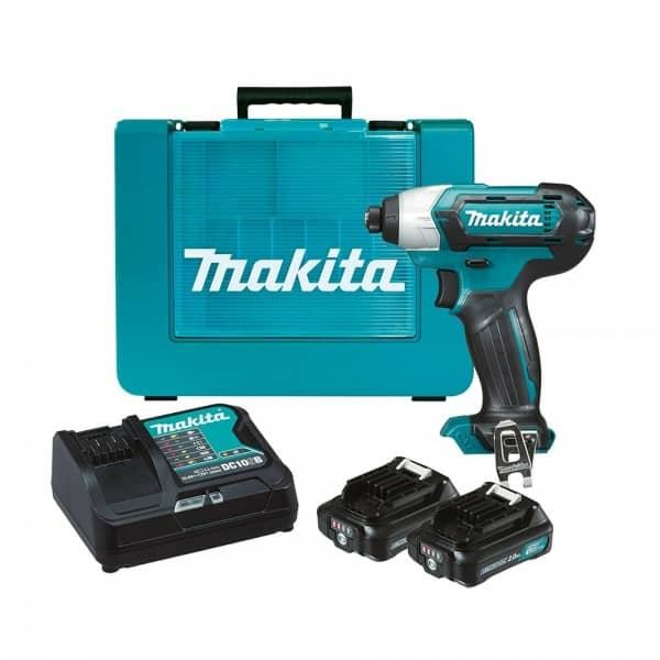 MAKITA aku udarni odvijač TD110DSME 2xAku 12V 4,0Ah + kovčeg