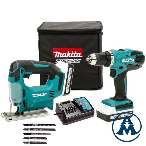 Makita Set DK18298X1 Bušilica-Odvijač i Ubodna Pila PROMOCIJA