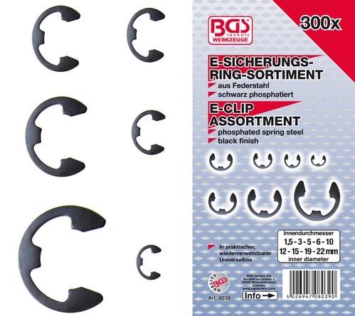 BGS set ''E'' seger osigurača 1,5-22mm 300kom pro+  8039