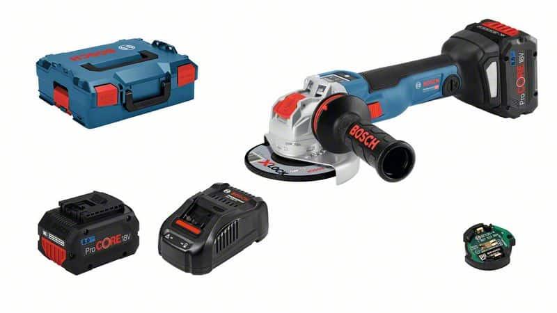 BOSCH aku kutna brusilica GWX 18V-10 SC 125mm 2xAku 18V 8,0Ah + L-BOXX