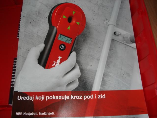 HILTI PX 10 TRANSPOINTER UREĐ.KOJI POKAZUJE KROZ POD I ZID