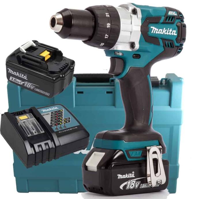 MAKITA aku udarna bušilica DHP481RFE 2xAku 18V 3,0Ah + kovčeg