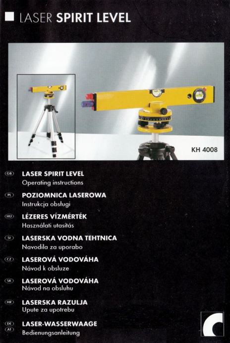 Podesiva laserska libela - Powerfix KH 4008