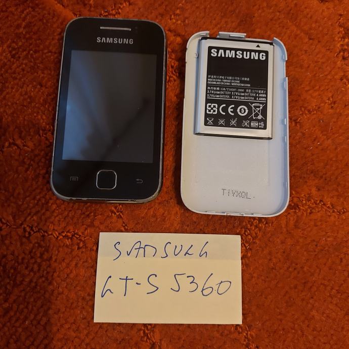 MOBITEL SAMSUNG GT-S5360 , CRNI , NEISPRAVAN