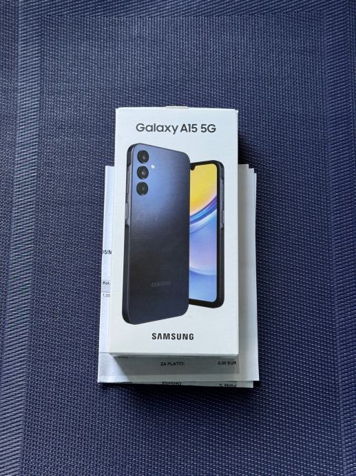 Samsung Galaxy A15 5G 128GB Black (novo račun jamstvo 2 god)