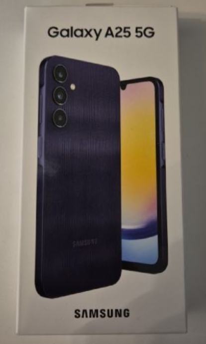 SAMSUNG GALAXY A25 5G, 128GB, NOVO I ZAPAKIRANO