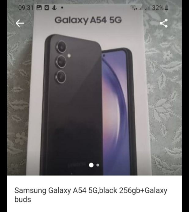 Samsung Galaxy A54  5G/256gb+Galaxy buds