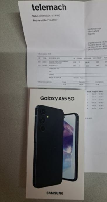 SAMSUNG A55 5G (256GB/8GB) *NOVO*RAČUN I GARANCIJA 24 MJESECA*