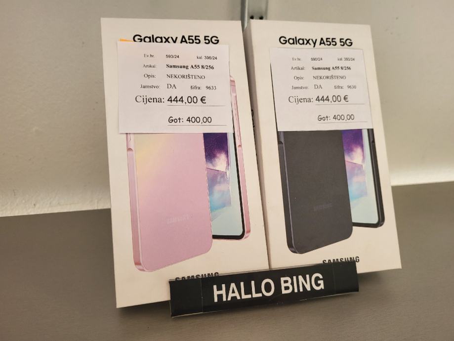 Samsung A55 8/256, novo