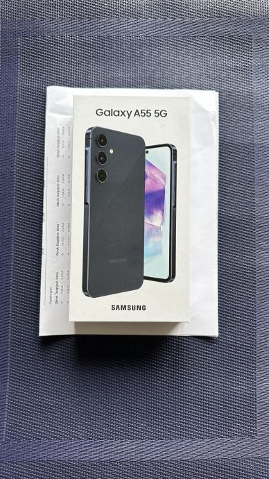 Samsung Galaxy A55 5G 256GB Black (novo račun jamstvo 2 god)