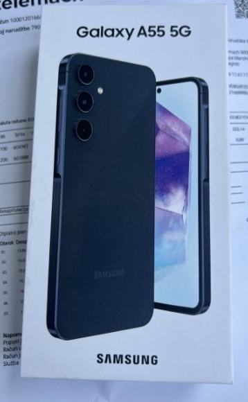 Samsung galaxy A55 5G 256GB NOVO ZAPAKIRANO RAČUN GARANCIJA RAČUN