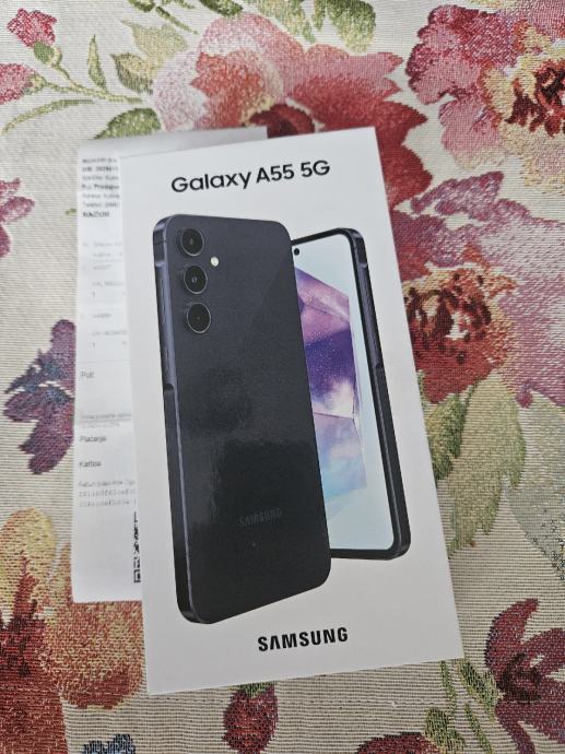 SAMSUNG GALAXY A55 5G 8/256GB ZAPAKIRAN RACUN GARANCIJA