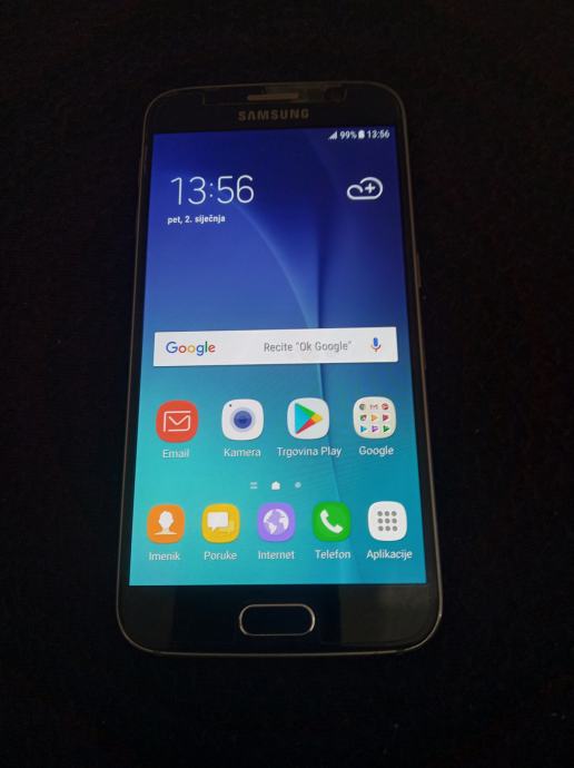 Samsung Galaxy S6,3 GB RAM-32 GB ROM, sve mreže, bez punjača